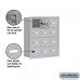 Salsbury Cell Phone Storage Locker - 4 Door High Unit (5 Inch Deep Compartments) - 12 A Doors - Aluminum - Recessed Mounted - Master Keyed Locks  19045-12ARK